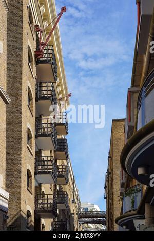 Renovierte Butlers Wharf Gebäude in London Stockfoto