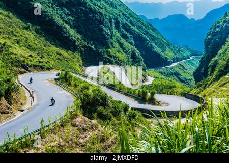 Landschaftliche Ansicht der Provinz Ha Giang Stockfoto