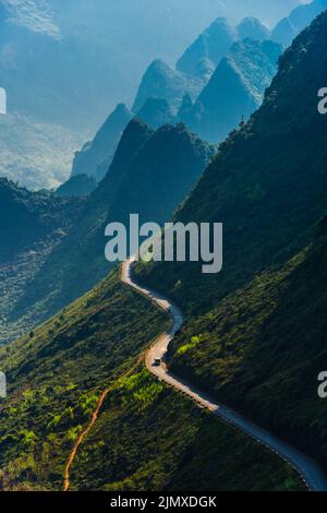 Landschaftliche Ansicht der Provinz Ha Giang Stockfoto