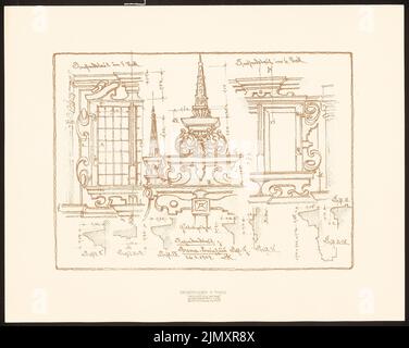 Thiede R., Essig, Bremen. (Aus: Reisestudien, Berlin 1910) (1910-1910): Perspective View. Druck auf Papier, 39,1 x 49 cm (einschließlich Scankanten) Stockfoto