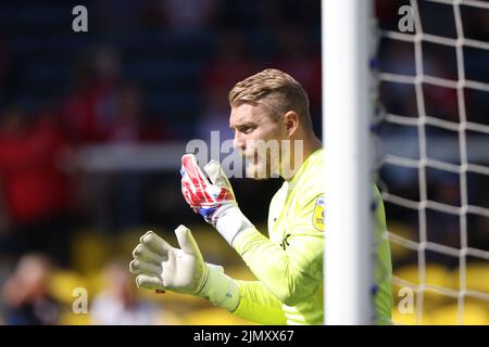 Peterborough, Großbritannien. 06. August 2022. Conor Ripley (M) beim Peterborough United gegen Morecambe, EFL League One Match, im Weston Homes Stadium, Peterborough, Cambridgeshire. Kredit: Paul Marriott/Alamy Live Nachrichten Stockfoto