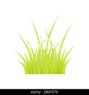 Eco-Logo grün Gras Erhaltung Grün flach. Rettung der Fauna die natürlichen Ressourcen des Weltplaneten. Nur natürliche Komponente Gütezeichen Veganismus nicht getestet Tier einfaches Logo Markenanzeigen Badge Store Firma Stock Vektor