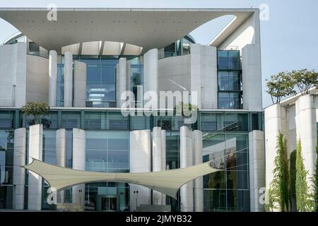 Berlin, Deutschland, 2014. Das Bundeskanzleramt baut die Residenz der deutschen Bundeskanzlerin Angela Merkel in Berlin Stockfoto