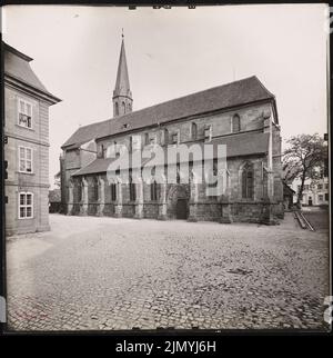 Königlich-preußisches Messbild, St. Martini in Heiligenstadt (ohne dat.): Nordansicht. Foto, 40,6 x 40,4 cm (einschließlich Scankanten) Stockfoto