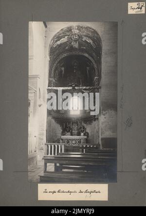 Unbekannter Fotograf, Dom S. Maria Assunta in Torcello (ohne dat.): Innenansicht der rechten Seitenkapelle. Foto auf Papier, 37,4 x 26,4 cm (einschließlich Scankanten) Stockfoto