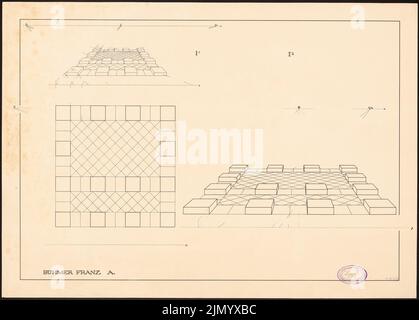 Böhmer Franz (1907-1943), Performing Geometry (26. Juli 1926): Performing Geometry. Tinte auf Karton, 50,4 x 70,4 cm (einschließlich Scankanten) Stockfoto