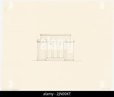 Böhmer Franz (1907-1943), Stadion in Poznan (1941-1941): Aussicht. Bleistift auf Transparent, 45,7 x 57,1 cm (einschließlich Scankanten) Stockfoto