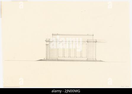 Böhmer Franz (1907-1943), Stadion in Poznan (1941-1941): Aussicht. Bleistift auf Transparent, 45,6 x 67,8 cm (einschließlich Scankanten) Stockfoto