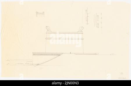 Böhmer Franz (1907-1943), Stadion in Poznan (1941-1941): Cut. Bleistift auf Transparent, 37,7 x 61,7 cm (einschließlich Scankanten) Stockfoto