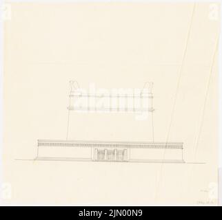 Böhmer Franz (1907-1943), Stadion in Poznan (1941-1941): Aussicht. Bleistift auf Transparent, 42,7 x 45,8 cm (einschließlich Scankanten) Stockfoto