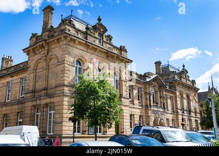 Queens Hall Theater- und Bibliotheksgebäude in Hexham Northumberland Stockfoto