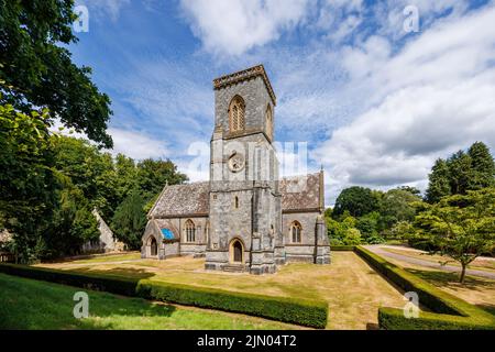 St Mary's Church in Bicton Park Botanic Gardens in der Nähe von East Budleigh in East Devon, Südwestengland Stockfoto