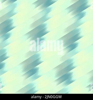Abstrakte dekorative mehrfarbige Zickzack geometrische Muster mit Gradienten Illustration Hintergrund Design Tapete Stockfoto