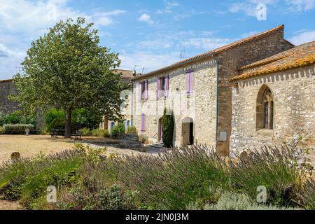 Eglise Sainte Marie in Aragon, Frankreich 2022. Stockfoto