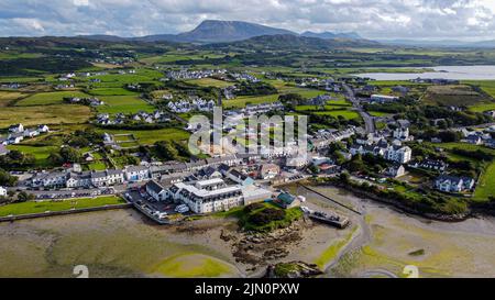 Die Stadt Dunfanaghy, County Donegal, Irland Stockfoto