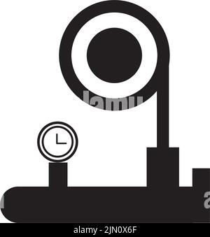 Logo-Vektorgrafik des Kompressors Stock Vektor