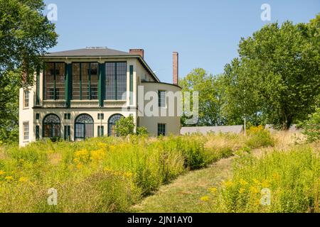 Castle Tucker House in der High Street in Wiscasset Maine Stockfoto