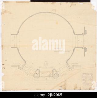 Böhmer Franz (1907-1943), Schloss Posen, Posen. Konvertierung (1939-1943): Planinhalt N.N. erkannt. Material/Technik N.N. aufgenommen, 68,7 x 72,8 cm (inklusive Scankanten) Böhmer & Petrich : Schloss Posen, Posen. Umbau Stockfoto