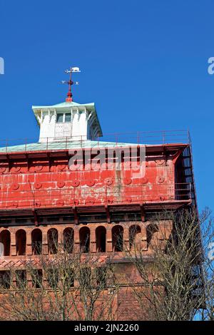 „Jumbo“ Water Tower Colchester, mit Kopierplatz. Stockfoto