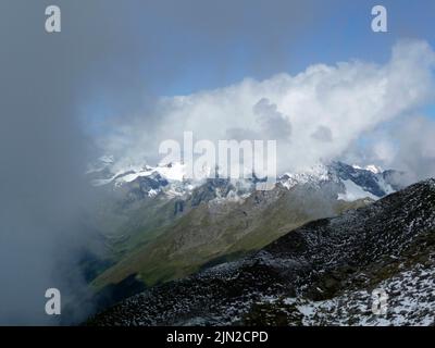 Stubaier Höhenwanderweg in Tirol, Österreich Stockfoto