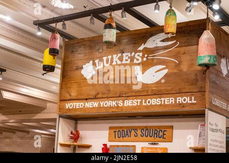 Luke's Hummer im Food Court, untere Etage, Grand Central Terminal, NYC USA Stockfoto