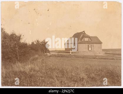 Gustav Knoblauch (1833-1916), Landhaus Dr. Ruge, Nardevitz: Perspektivansicht. Foto auf Papier, 11,5 x 16 cm (einschließlich Scankanten) Stockfoto