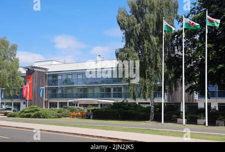 Das Sport Wales National Center - Canolfan Genedlaethol Chwaraeon Cymru. Früher - National Sports Centre for Wales, Welsh Institute of Sport. Stockfoto