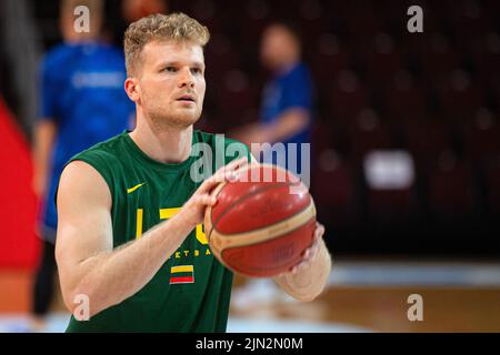2022 08 07. Basketball. Litauen - Estland - 90:88 Uhr. Stockfoto