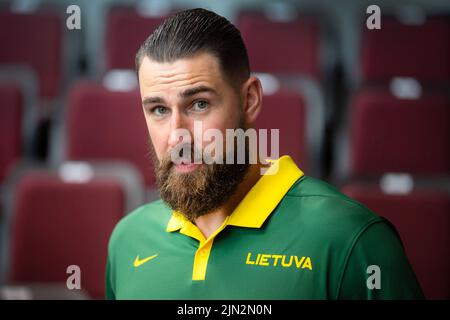 2022 08 07. Basketball. Litauen - Estland - 90:88 Uhr. Stockfoto