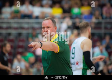 2022 08 07. Basketball. Litauen - Estland - 90:88 Uhr. Stockfoto