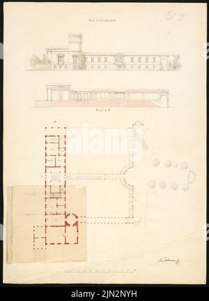 Arnim Ferdinand von (1814-1866): Schloss Lindstedt, Potsdam Stockfoto