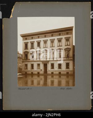 Adler Friedrich (1827-1908): Wohnhaus Bauhofstrasse, Berlin-Mitte Stockfoto