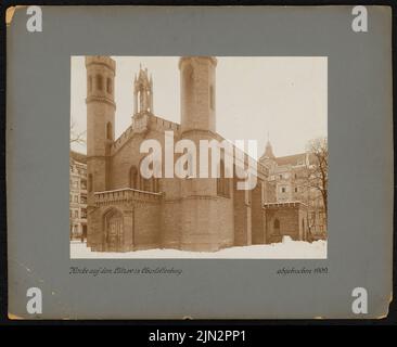 Studder Friedrich August (1800-1865): Kirche am Lützow, Berlin-Charlottenburg Stockfoto