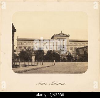 Studder Friedrich August (1800-1865): Neues Museum auf der Museumsinsel, Berlin Stockfoto