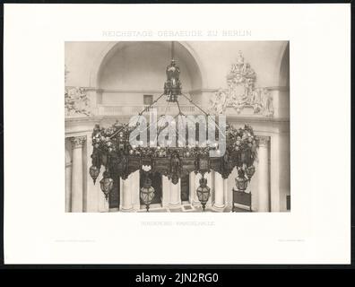 Wallot Paul (1841-1912): Reichstag, Berlin Stockfoto