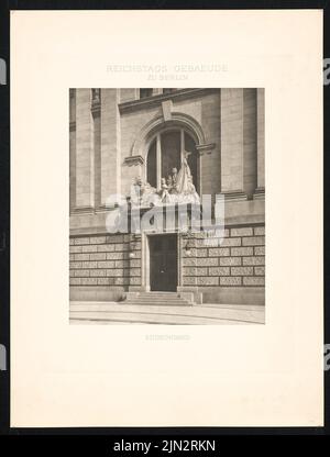 Wallot Paul (1841-1912): Reichstag, Berlin Stockfoto