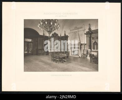 Wallot Paul (1841-1912): Reichstag, Berlin Stockfoto