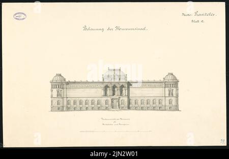 Schwatlo Carl (1831-1884): Museumsinsel-Wettbewerb, Berlin Stockfoto