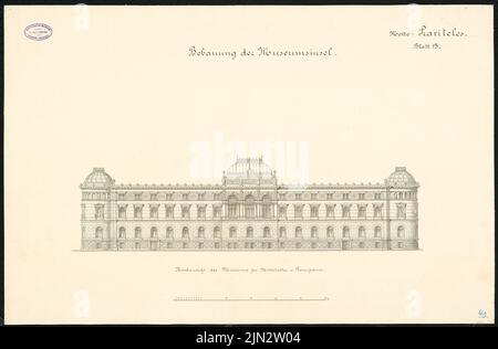 Schwatlo Carl (1831-1884): Museumsinsel-Wettbewerb, Berlin Stockfoto