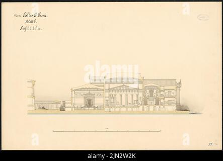 Spielberg Herrmann (1827-1886): Museumsinsel-Wettbewerb, Berlin Stockfoto