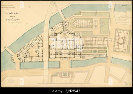 Spielberg Herrmann (1827-1886): Museumsinsel-Wettbewerb, Berlin Stockfoto