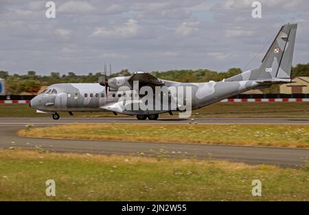 Polnische Luftwaffe, CASA-295M beim Royal International Air Tattoo Stockfoto