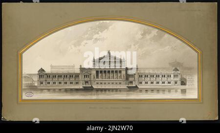 Schupmann Ludwig (1851-1920): Museumsinsel-Wettbewerb, Berlin Stockfoto