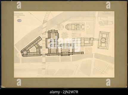 Schupmann Ludwig (1851-1920): Museumsinsel-Wettbewerb, Berlin Stockfoto