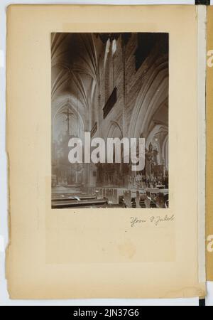 Pfarrkirche St. Jakob, Thorn: Innenansicht (aus: Skizze und Fotoalbum 20) Stockfoto