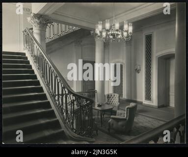 Royal Opera (d. h. Staatsoper unter den Linden, Lindenoper), Berlin: Aussichtstreppe Stockfoto
