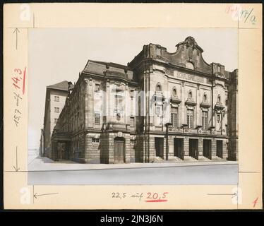 Bernhard Sehring (1855-1941, als Architekt): Schauspielhaus, Düsseldorf Stockfoto