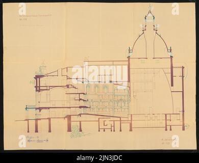Heinrich Seeling (1852-1932, als Architekt): Schauspielhaus, Frankfurt am Main Stockfoto