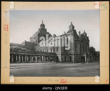 Heinrich Seeling (1852-1932, als Architekt): Schauspielhaus, Frankfurt am Main Stockfoto