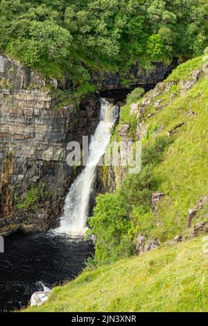 Lealt Falls, in der Nähe von Staffin, Isle of Skye, Schottland Stockfoto